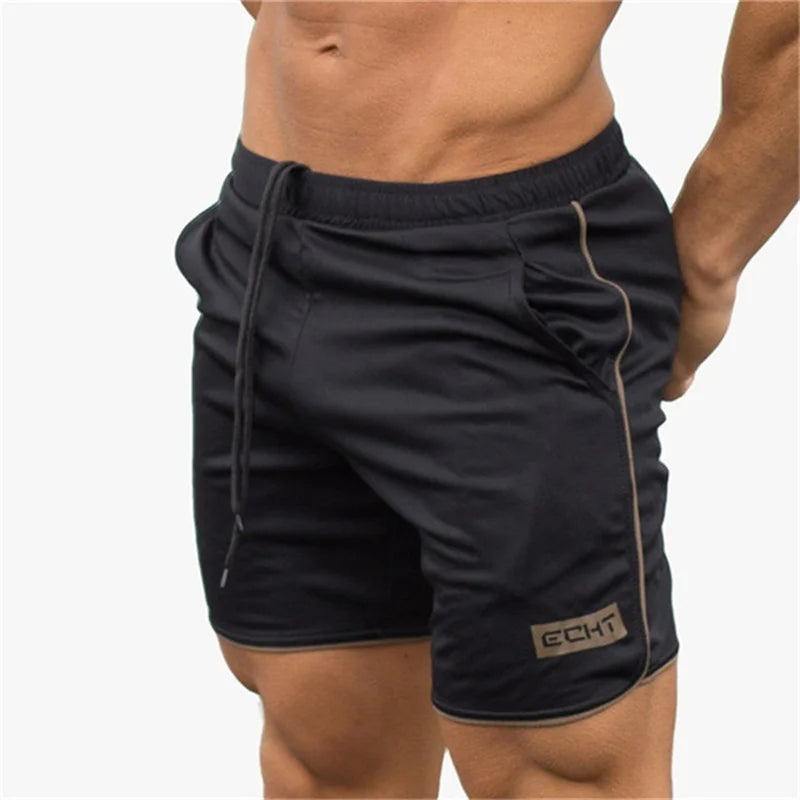 Men Fitness Shorts Summer Gyms Workout