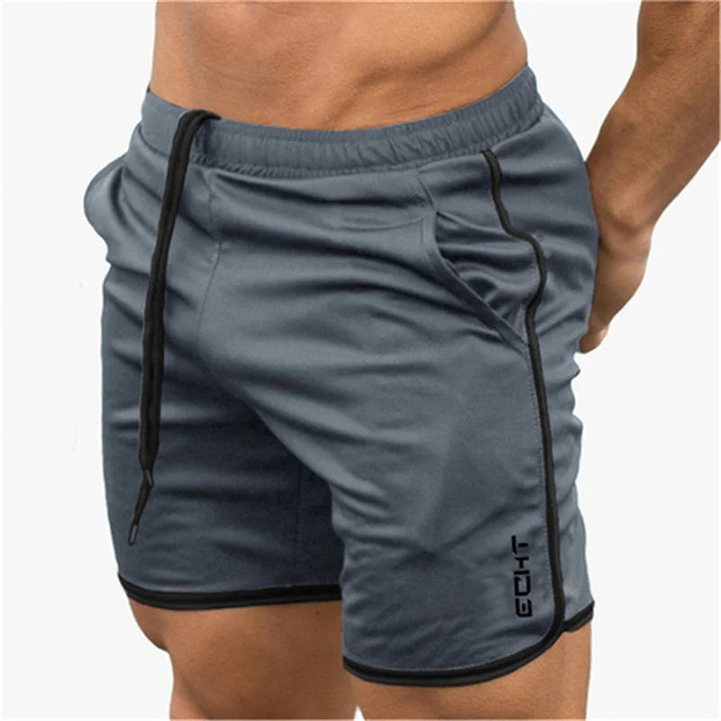 Men Fitness Shorts Summer Gyms Workout