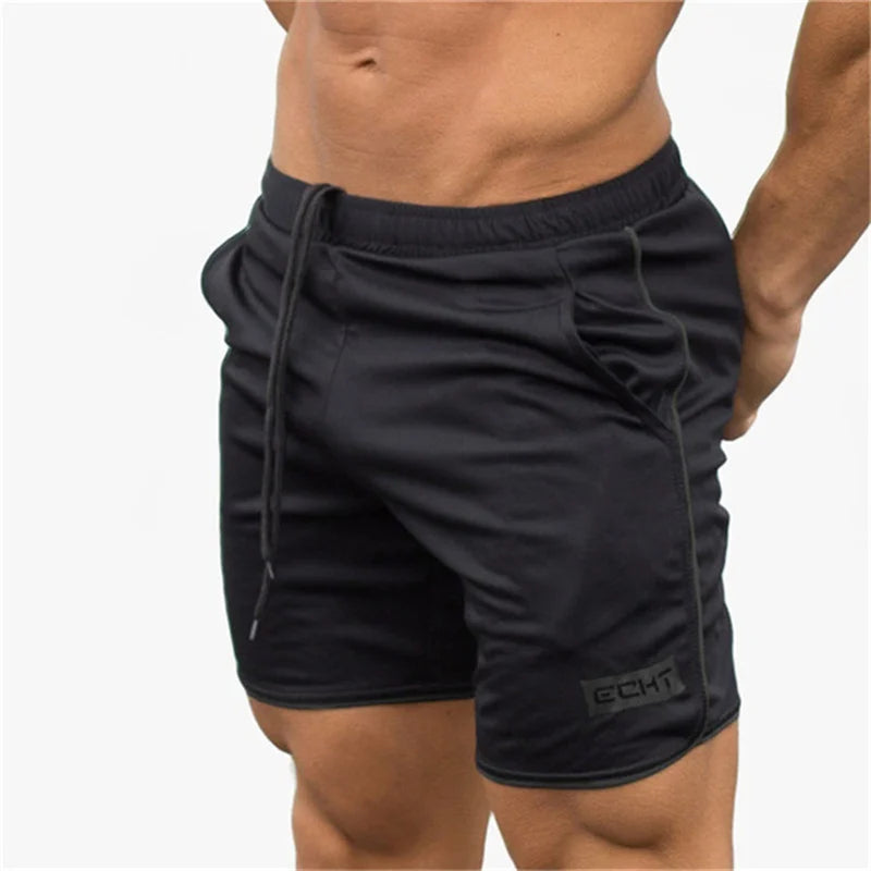 Men Fitness Shorts Summer Gyms Workout