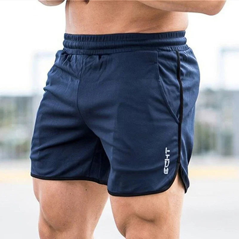 Men Fitness Shorts Summer Gyms Workout