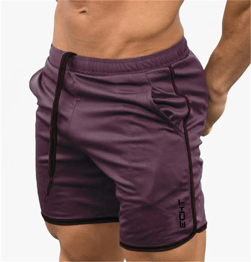 Men Fitness Shorts Summer Gyms Workout
