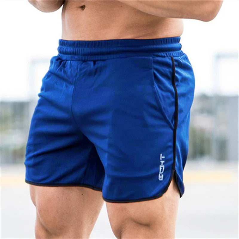Men Fitness Shorts Summer Gyms Workout