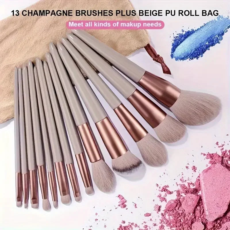 13Pcs Makeup Brush Set Soft and Fluffy