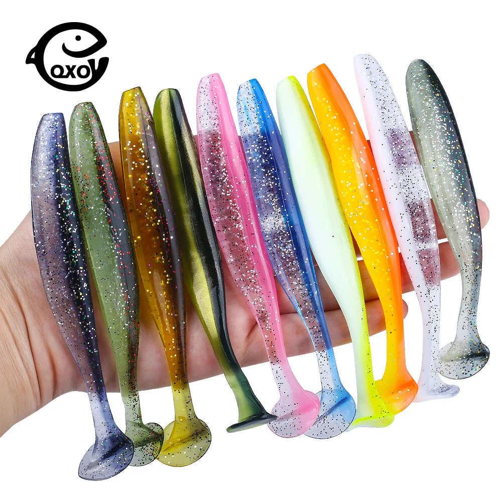 10pcs/Lot 7cm 10cm 13cm Soft Worm Lures Silicone Bait Sea Fish