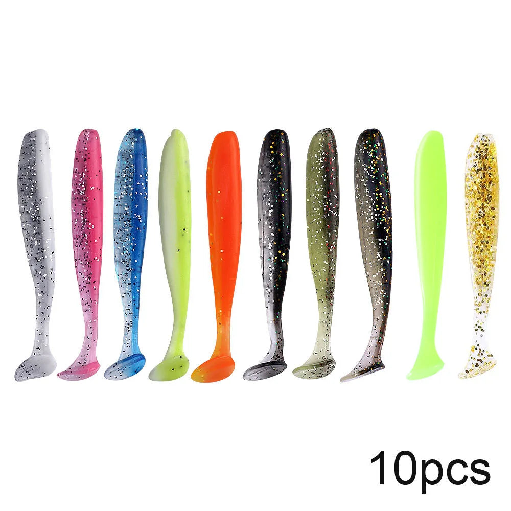 10pcs/Lot Soft Lures Silicone Bait 7cm 2g Good For Sea Fishing