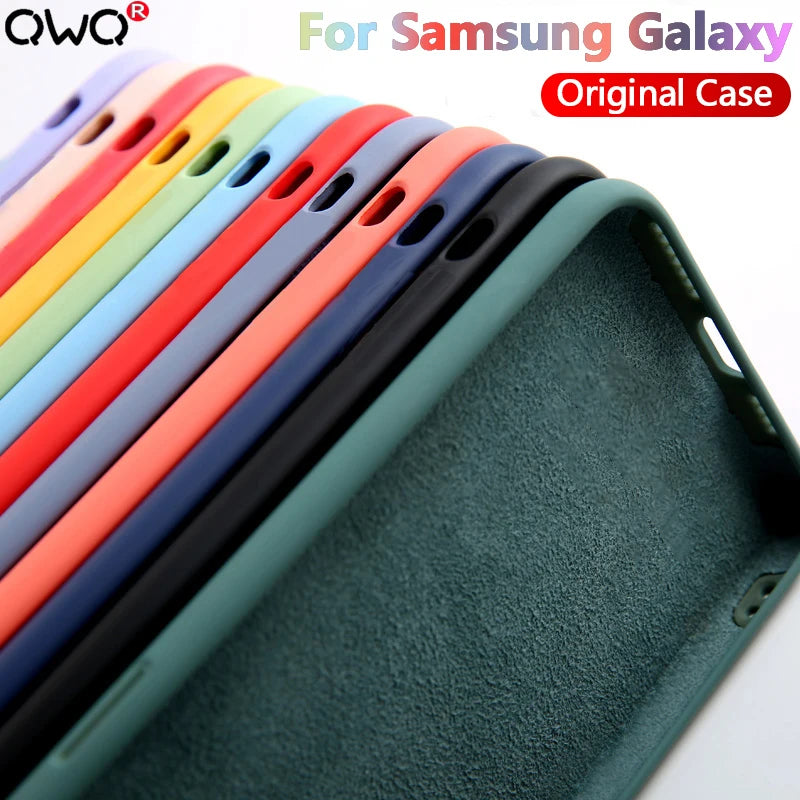 Original Liquid Silicone Case For Samsung