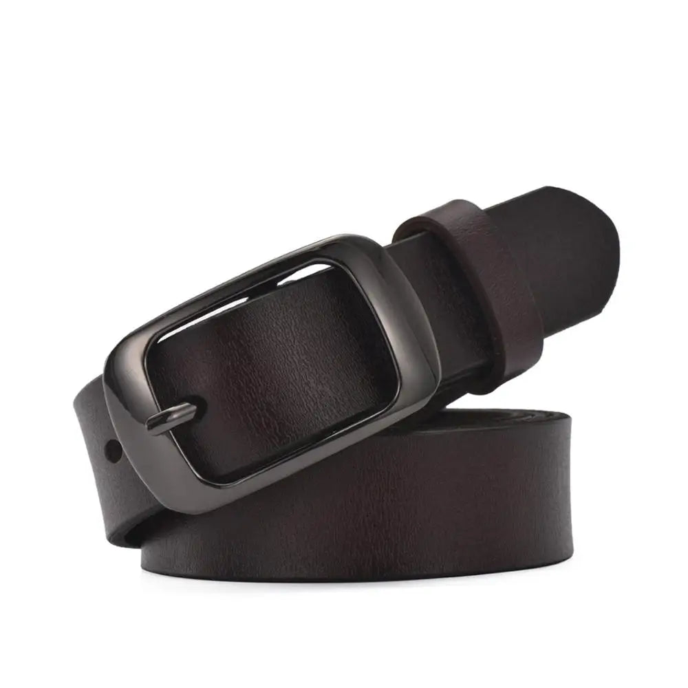 Women brief genuine leather belt women strap pure color