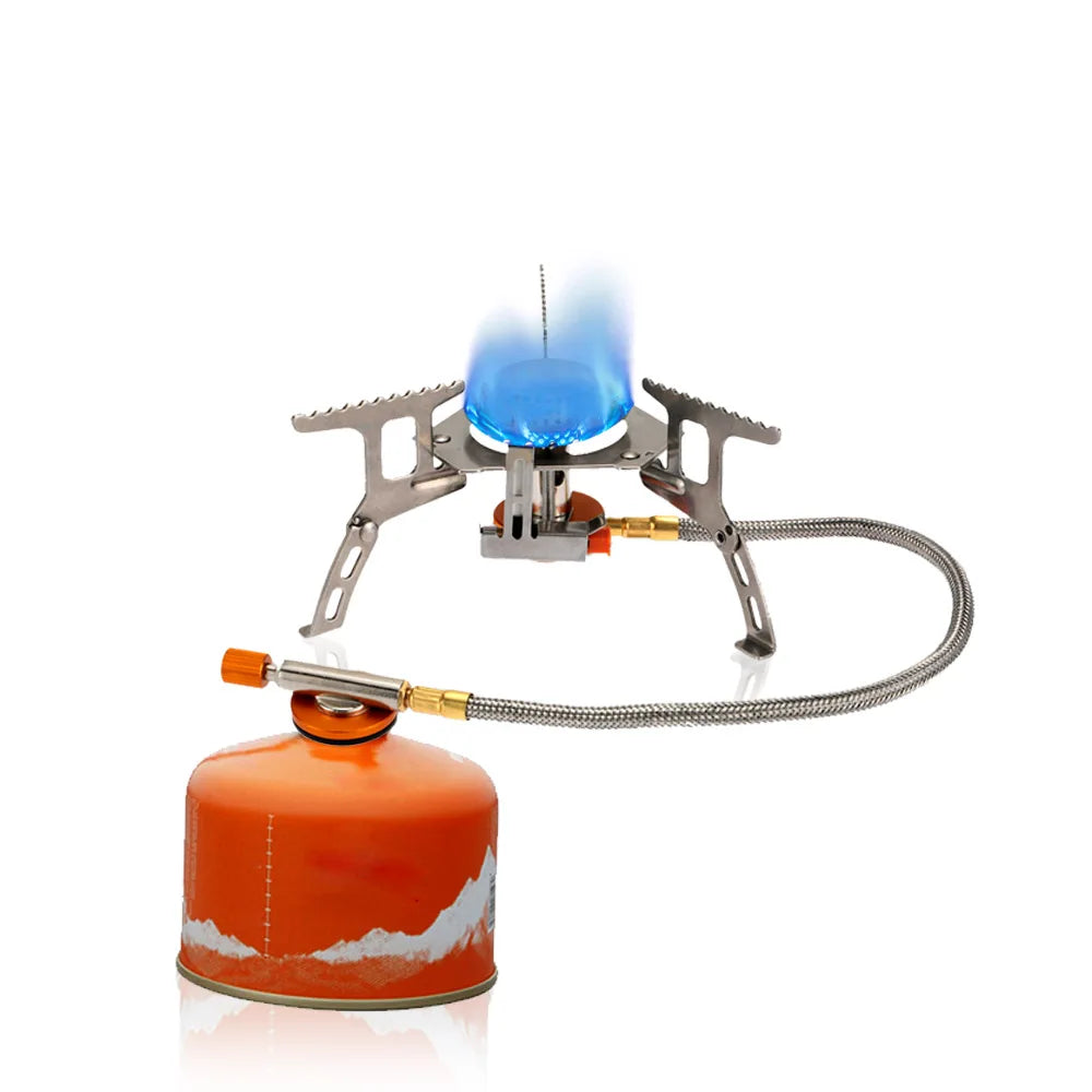 3000W Mini Camping Stove Camping Gas Stove Aluminum Alloy