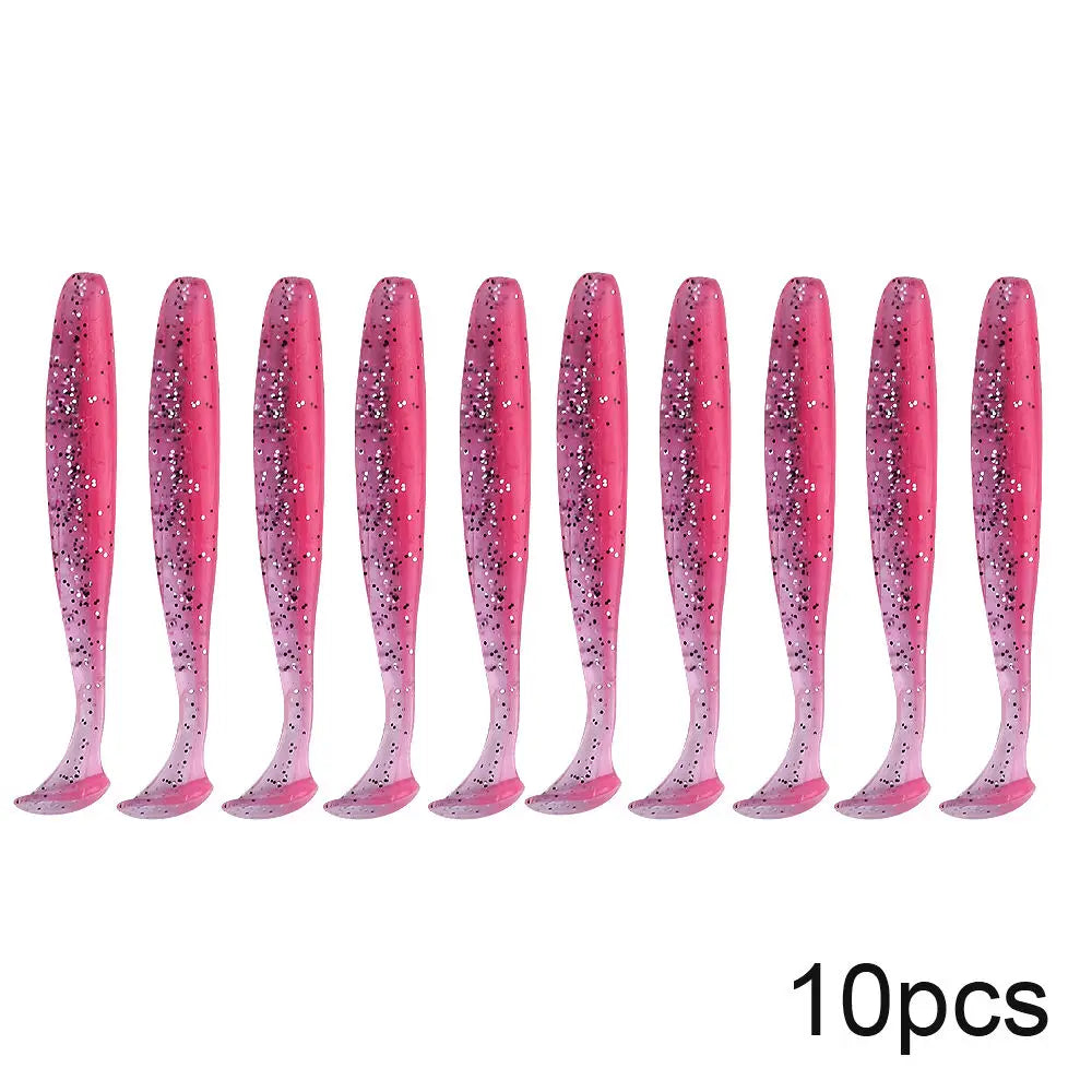 10pcs/Lot Soft Lures Silicone Bait 7cm 2g Good For Sea Fishing