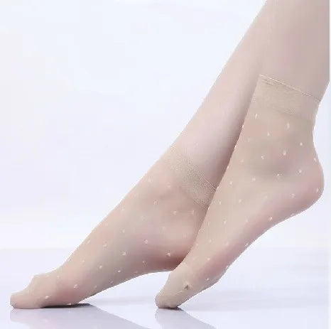 100pcs=50 pairs/lot  Women nylon silk Socks, cheap, high qualtiy, cool, crystal, ladies,