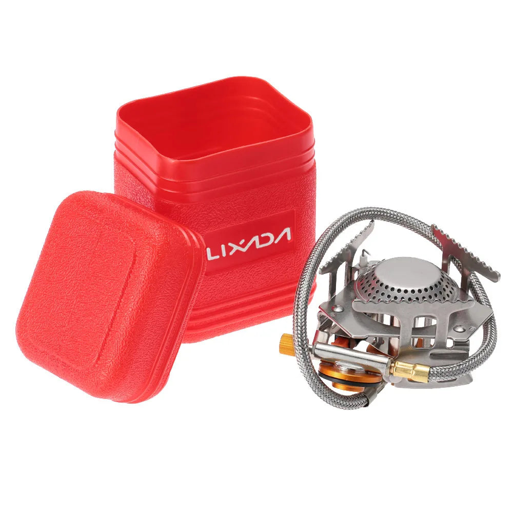 3000W Mini Camping Stove Camping Gas Stove Aluminum Alloy