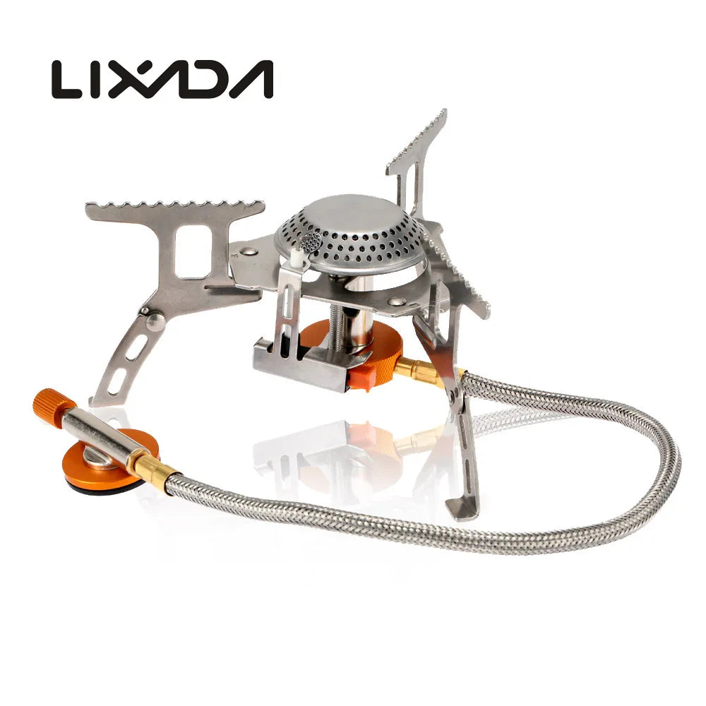 3000W Mini Camping Stove Camping Gas Stove Aluminum Alloy