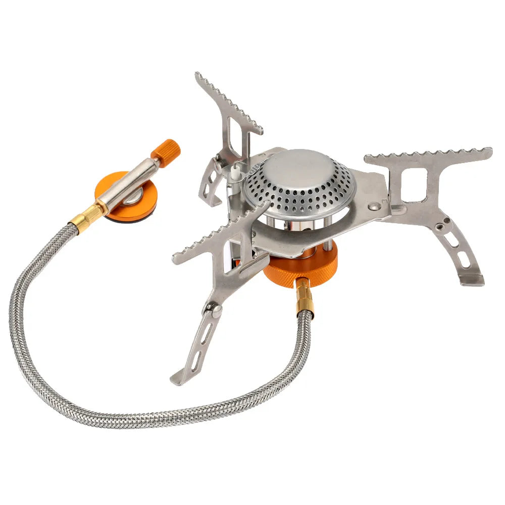 3000W Mini Camping Stove Camping Gas Stove Aluminum Alloy