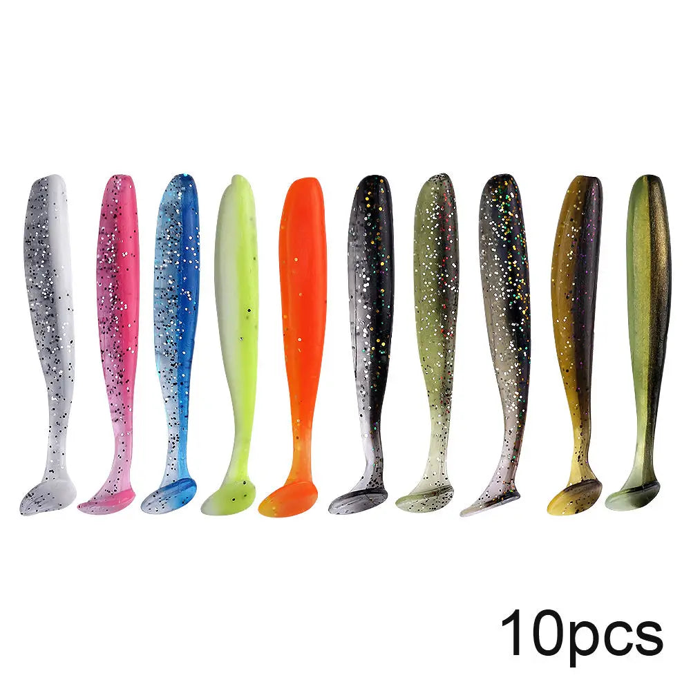 10pcs/Lot Soft Lures Silicone Bait 7cm 2g Good For Sea Fishing