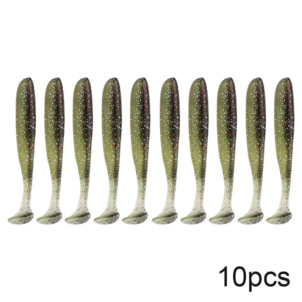 10pcs/Lot Soft Lures Silicone Bait 7cm 2g Good For Sea Fishing