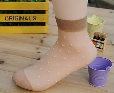 100pcs=50 pairs/lot  Women nylon silk Socks, cheap, high qualtiy, cool, crystal, ladies,