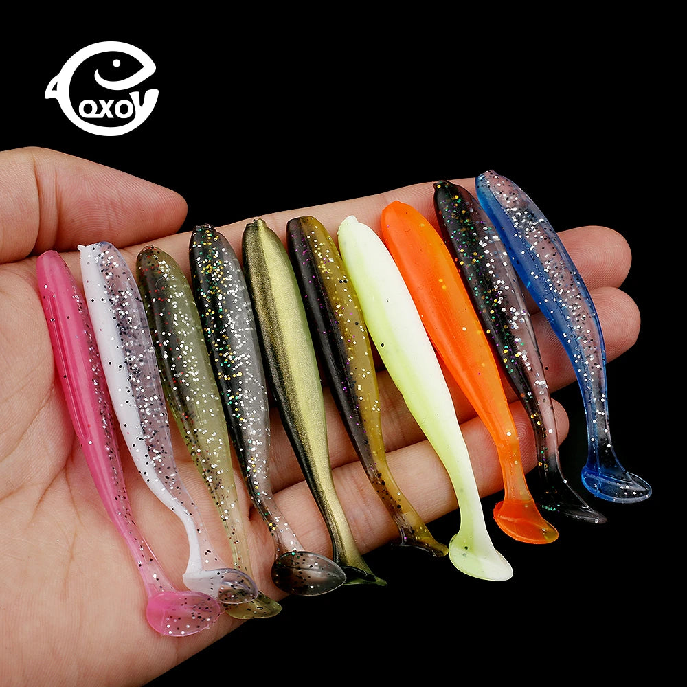 10pcs/Lot Soft Lures Silicone Bait 7cm 2g Good For Sea Fishing