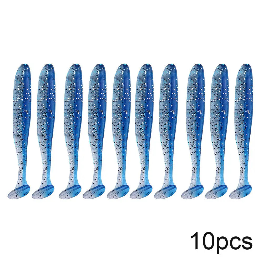 10pcs/Lot Soft Lures Silicone Bait 7cm 2g Good For Sea Fishing