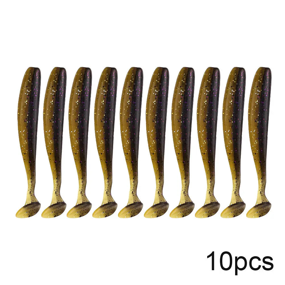 10pcs/Lot Soft Lures Silicone Bait 7cm 2g Good For Sea Fishing