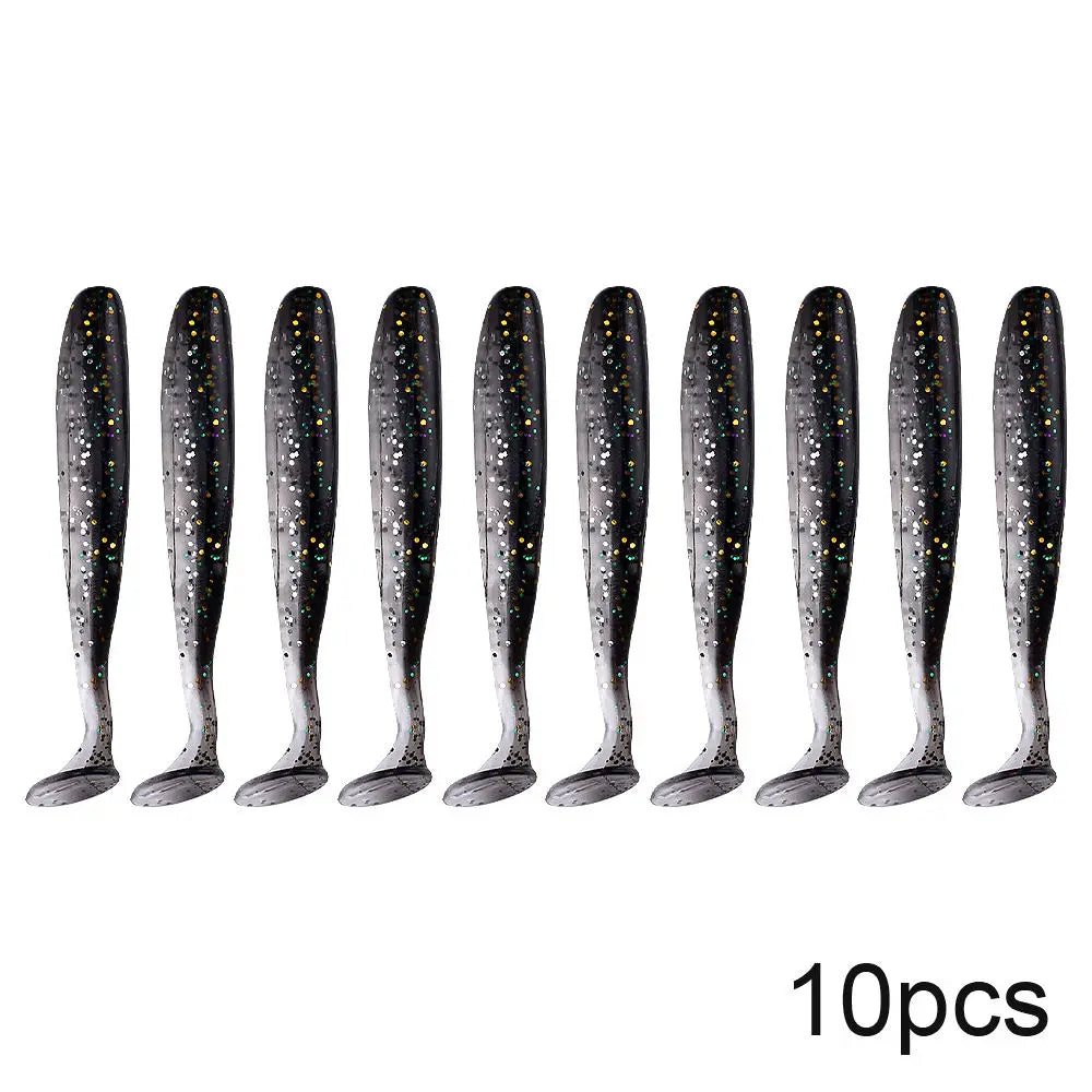 10pcs/Lot Soft Lures Silicone Bait 7cm 2g Good For Sea Fishing