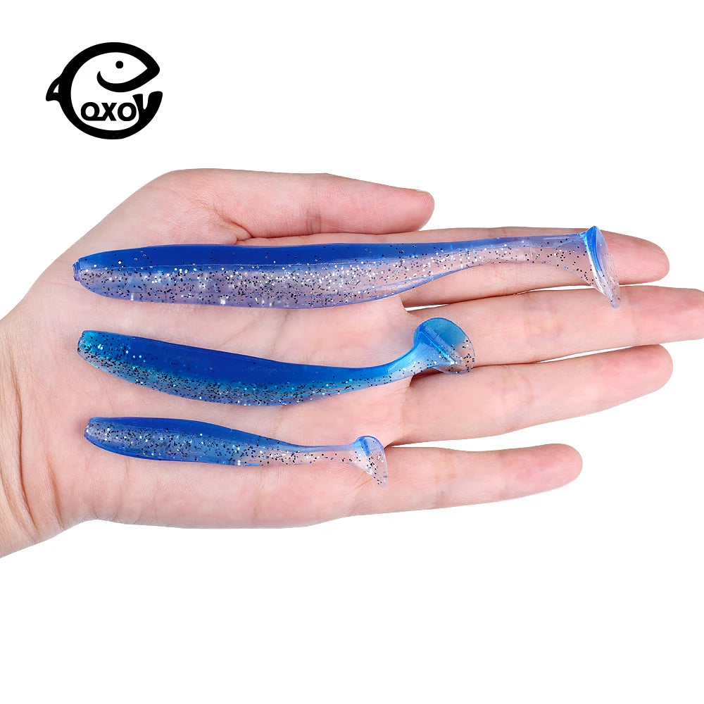 10pcs/Lot 7cm 10cm 13cm Soft Worm Lures Silicone Bait Sea Fish