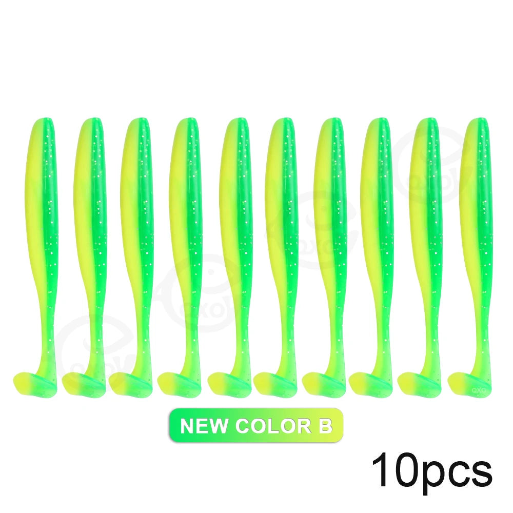 10pcs/Lot Soft Lures Silicone Bait 7cm 2g Good For Sea Fishing