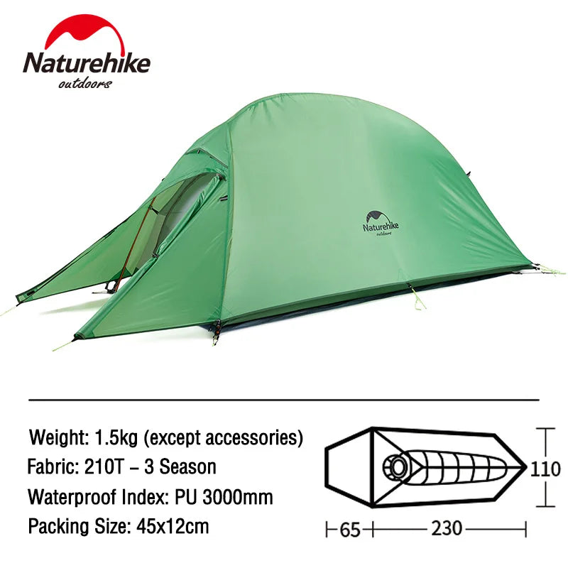 Cloudup 1/2 Person Ultralight Hiking Tent