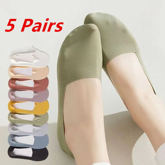 5 Pairs Women Socks High Quality Matching Casual Socks