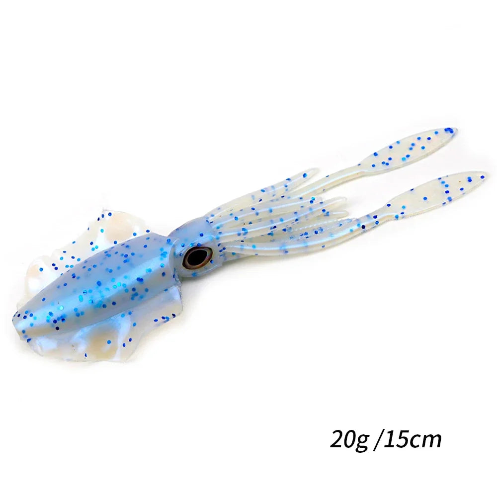 Soft Squid Lure Soft Lure Luminous Octopus