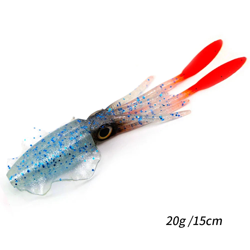 Soft Squid Lure Soft Lure Luminous Octopus