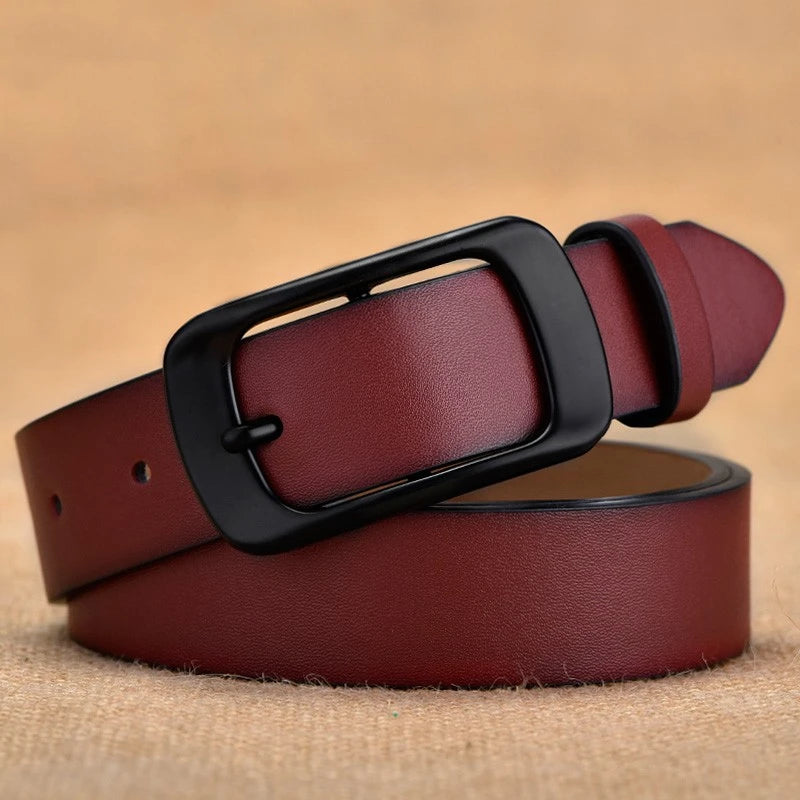 A Women's Needle Buckle Belt Fashion Casual Belt Middle Youth Simple Jeans Belt