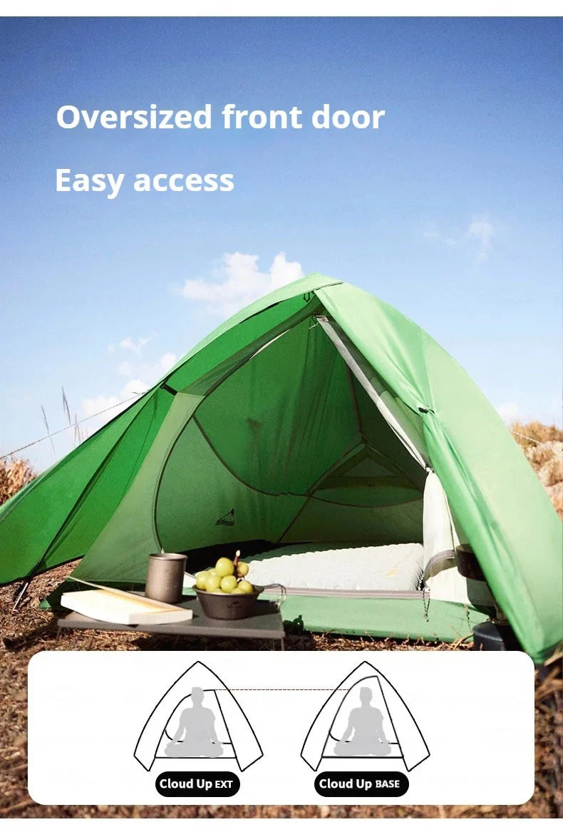 Cloud Up Base Camping Tent 1 2 Person Lightweight Waterproof