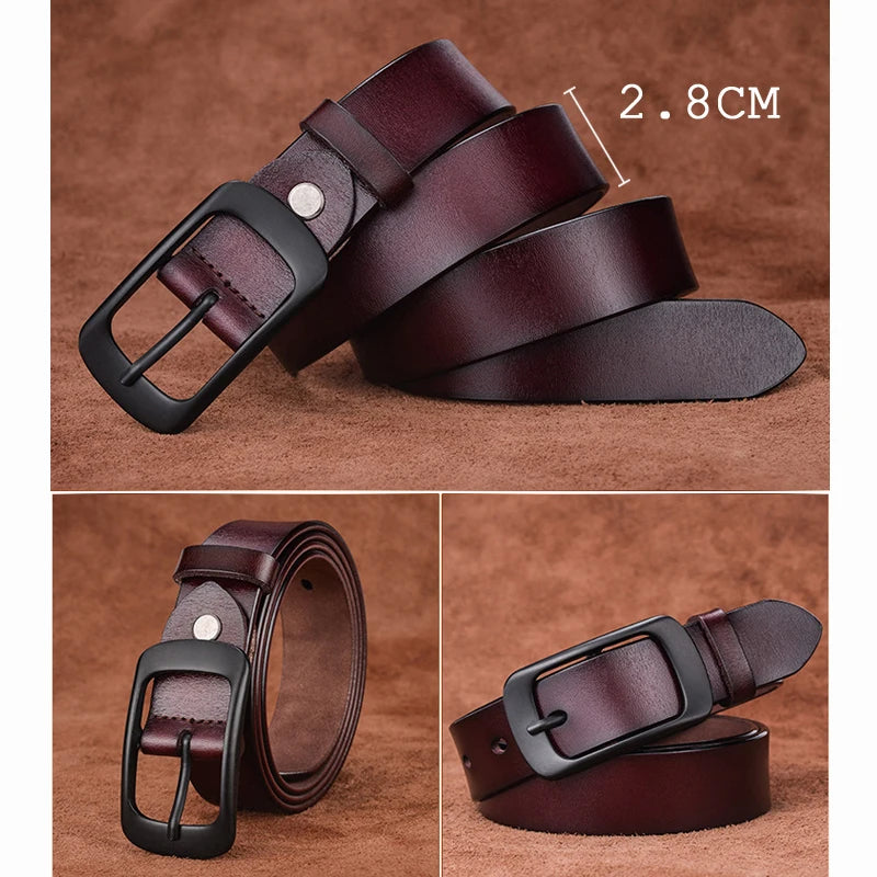 Women Belt Cow Genuine Leather