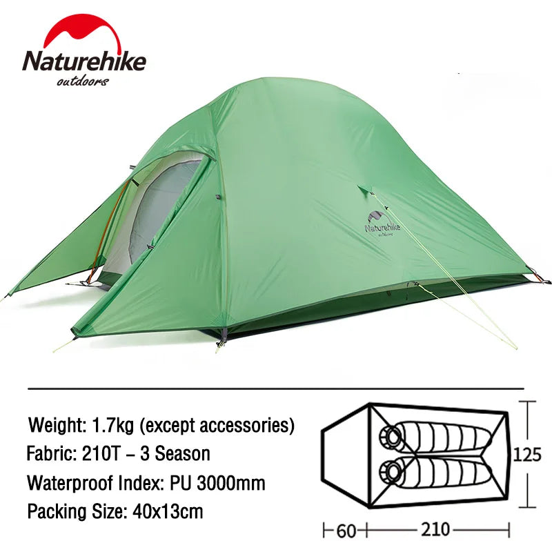 Cloudup 1/2 Person Ultralight Hiking Tent