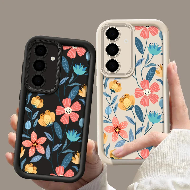 Colorful Flowers Soft TPU Case For Samsung Galaxy