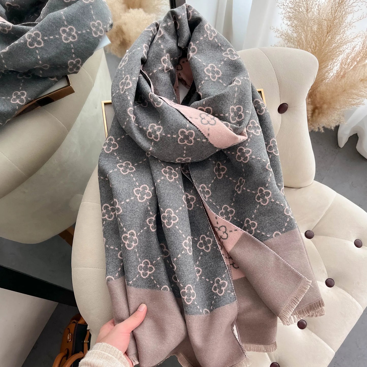 Choose from 5 Types NEW Luxury Winter Thick Warm Scarf