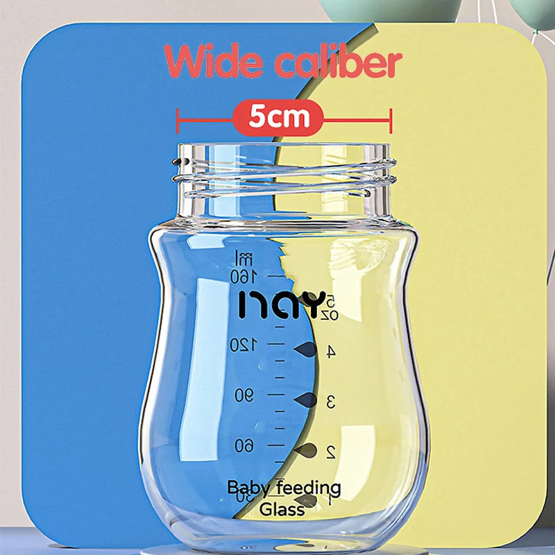 Glass Feeding Bottles 80ML/160ML زجاجة إرضاع الأطفال، نوعية ممتازة ومريحة 