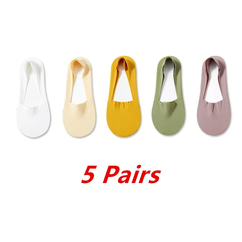 5 Pairs Women Socks High Quality Matching Casual Socks