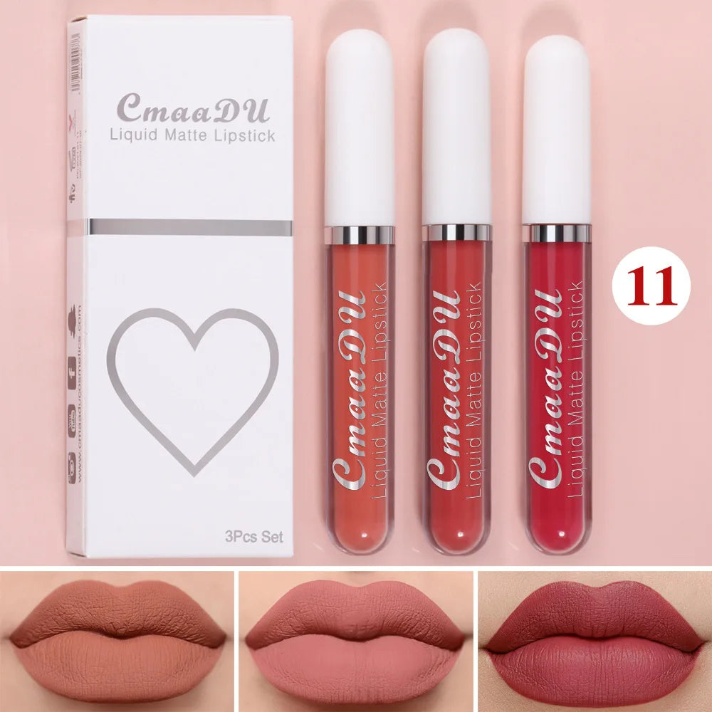 Sexy Long Lasting Velvet Matte Lip Gloss Liquid Lipstick