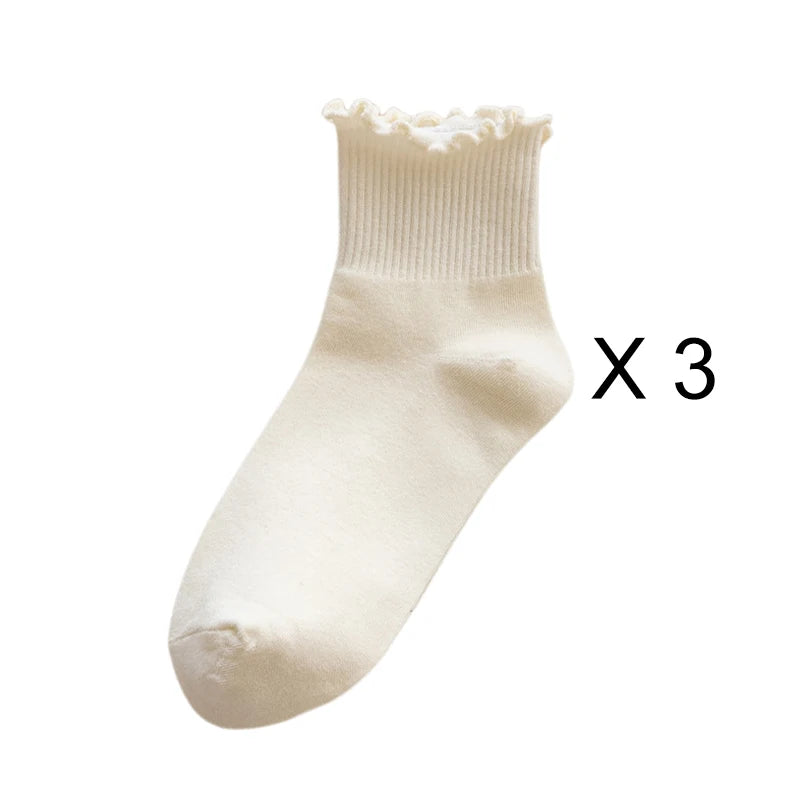 3 Pairs/Lot Cute Socks For Women