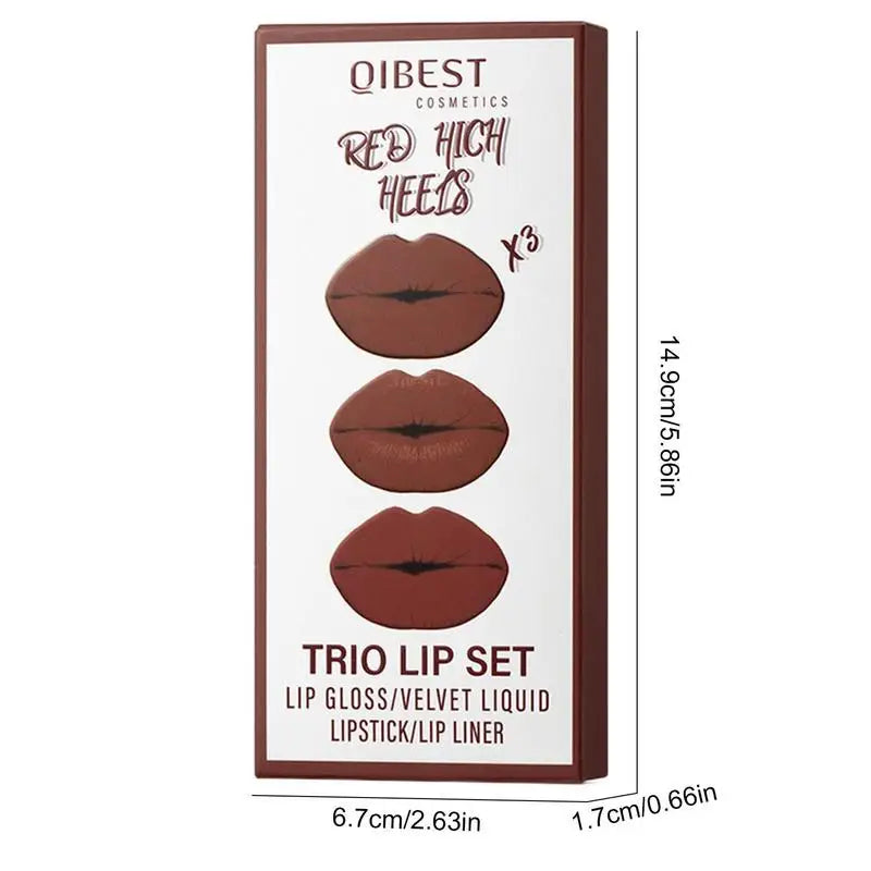 Matte Lipstick With Matching Lip Liner 24 Hour