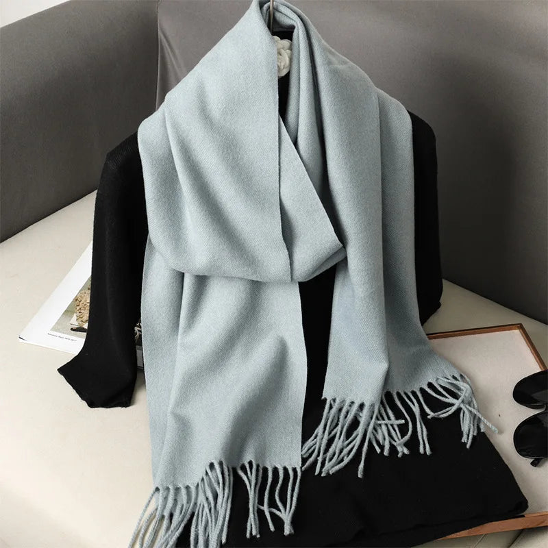 62Color Solid Women Winter Scarf