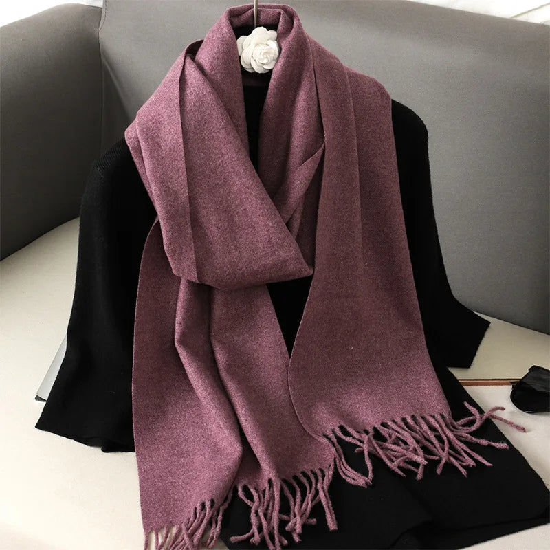 62Color Solid Women Winter Scarf