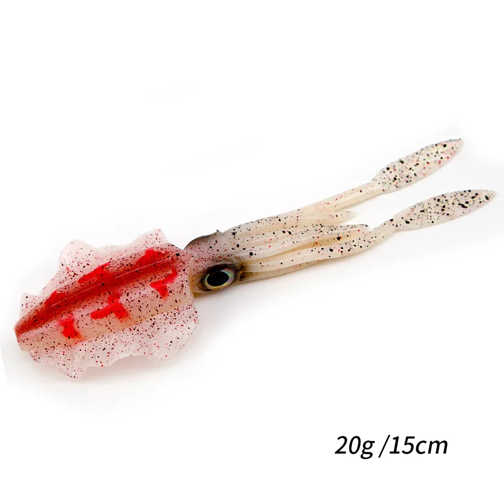 Soft Squid Lure Soft Lure Luminous Octopus