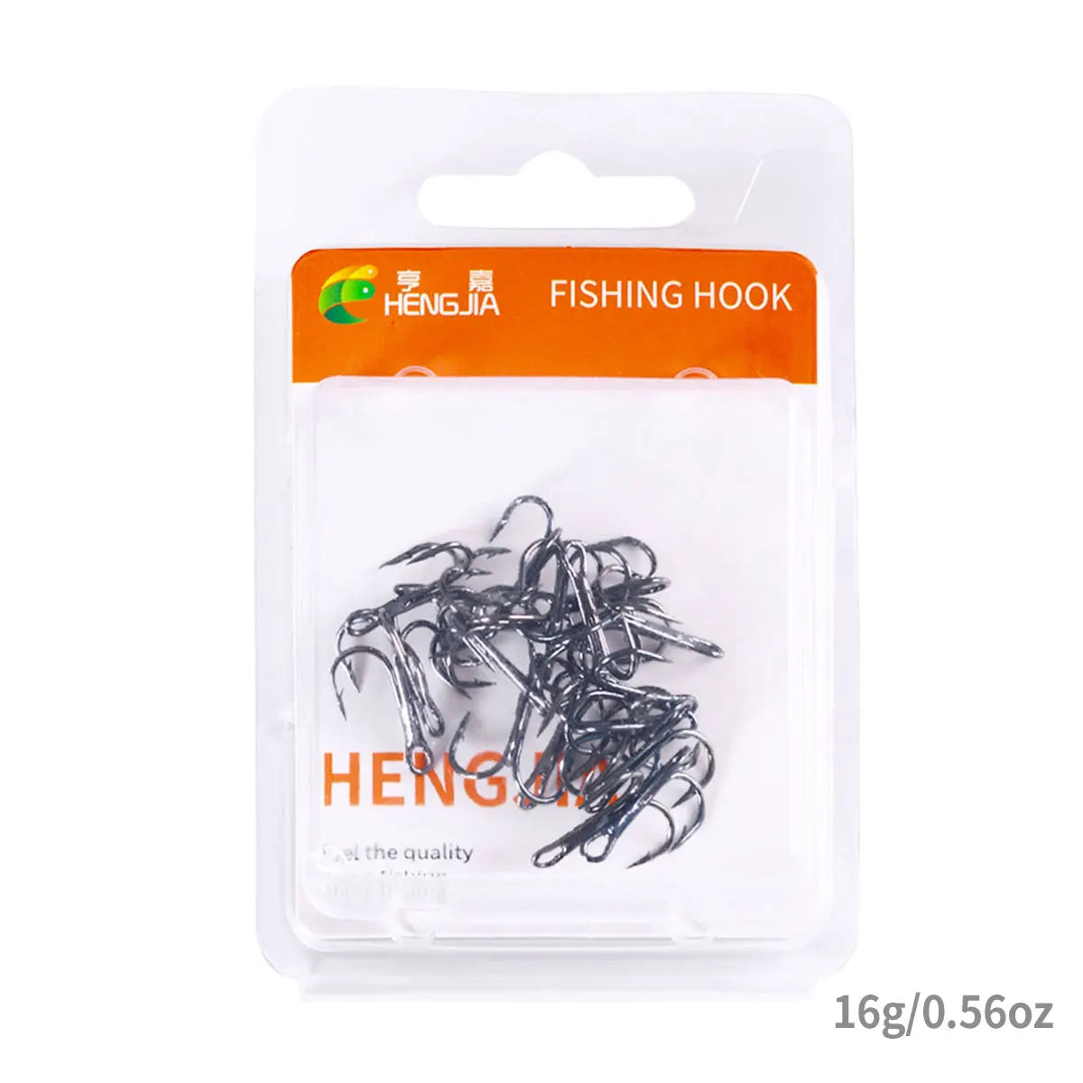 20pc High Carbon Steel Treble Fishing Hooks