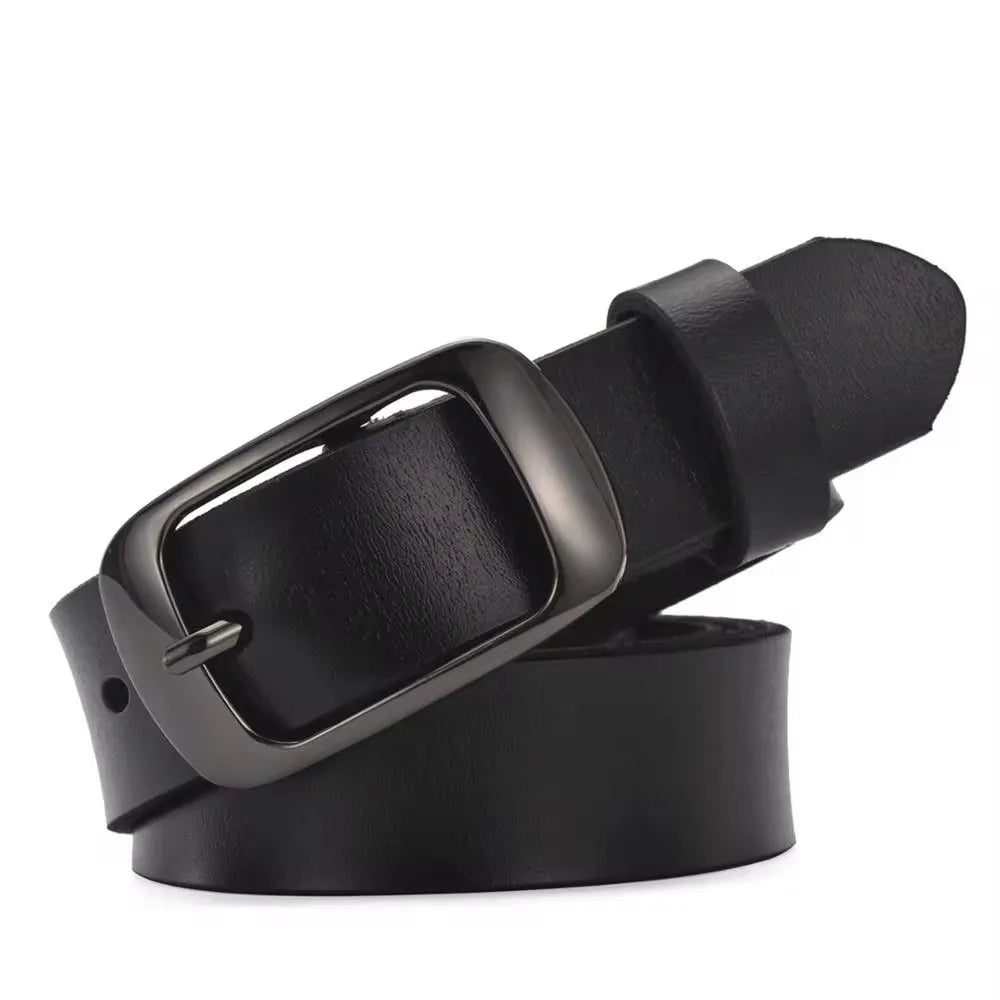 Women brief genuine leather belt women strap pure color