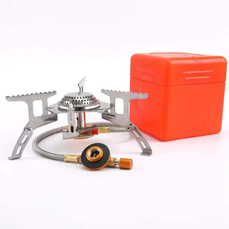 Mini Camping Windproof Stove Portable Outdoor Gas Stove Foldable Burner