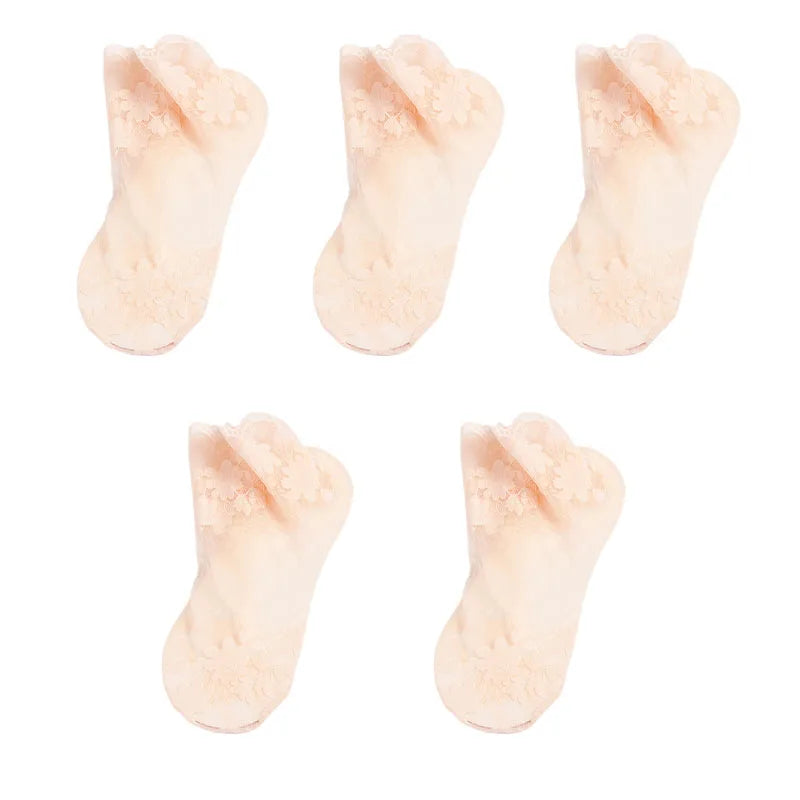 5Pairs Women Socks Summer