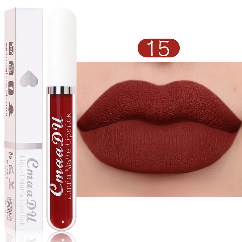 Sexy Long Lasting Velvet Matte Lip Gloss Liquid Lipstick