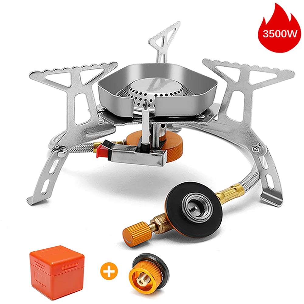 Camping  Head Stove Big Power Foldable Gas Stove